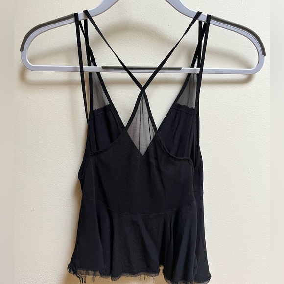 Kimchi Blue - Black Flowy Top - Picture 2 of 3